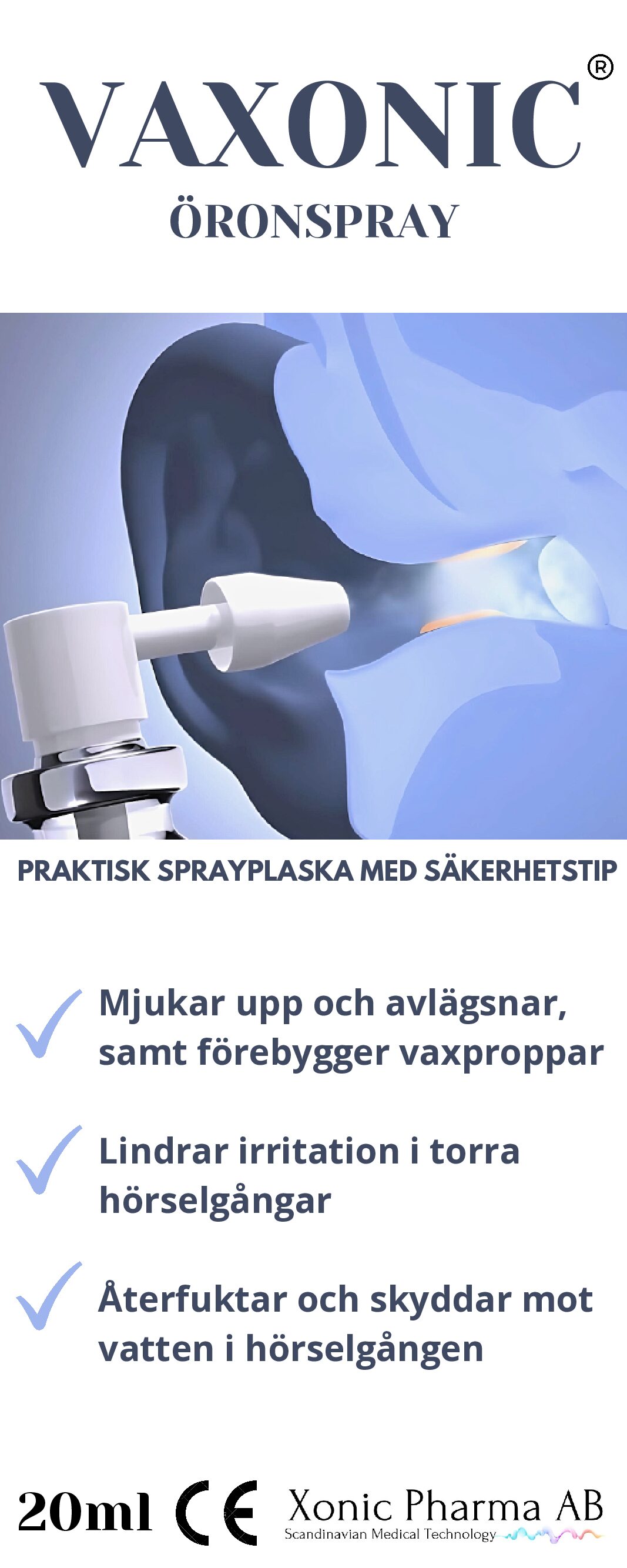 Vaxonic Öronspray